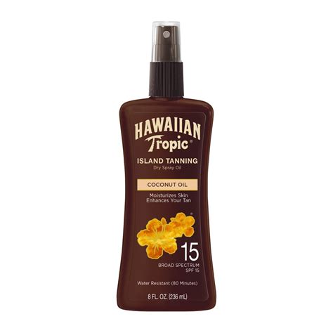 hawaiian tropic protective dry oil.